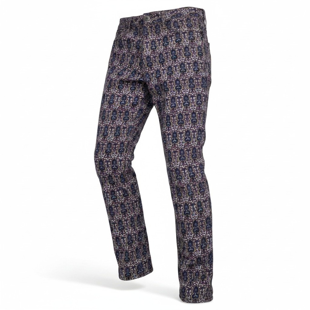 Tory Burch Womens Size 28 Cropped‎ Skinny Paisley Floral Jeans